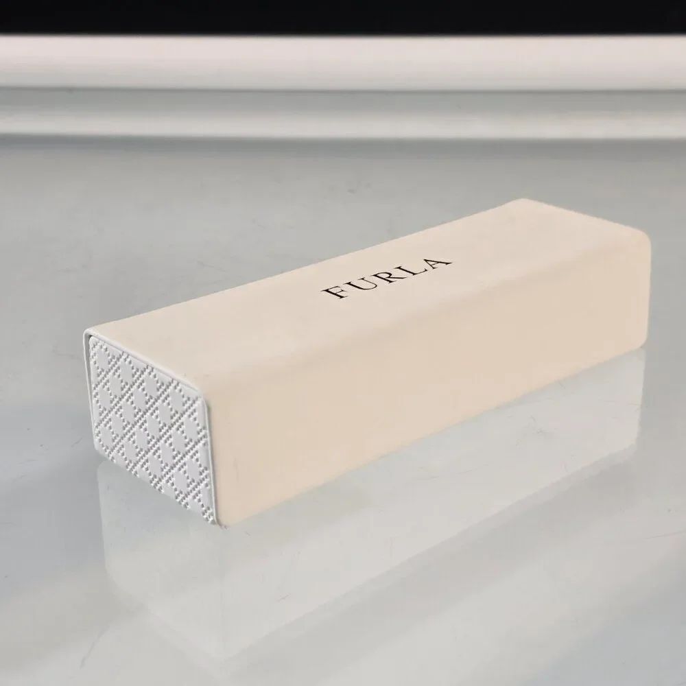 Furla Empty White Eyeglasses Box Hard Case Eye Glass Holder